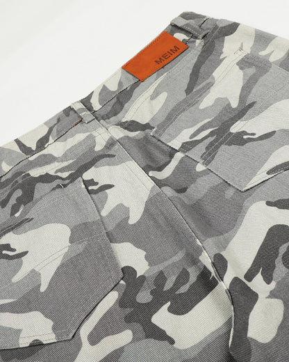 Multi-Pockets Barrel Camouflage Cargo Pants | LCDEGO Streetwear