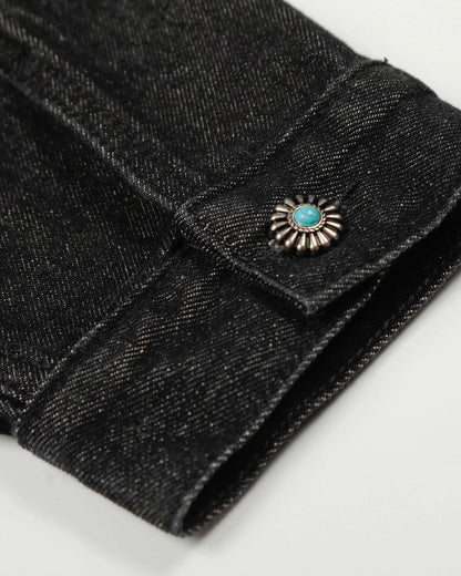 Raw Clasp Denim Jacket | LCDEGO Streetwear