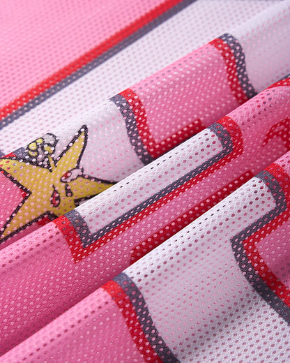 Number 23 Pink Mesh Jersey | LCDEGO Streetwear