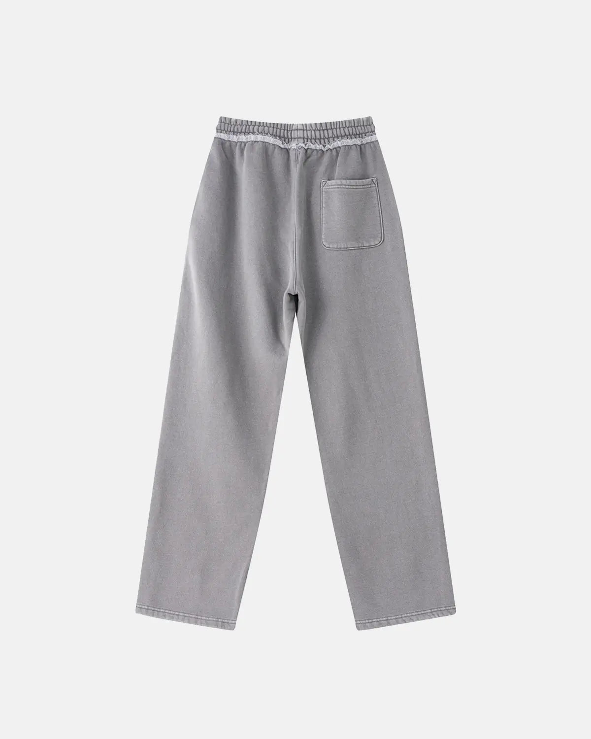 Wash Patchwork Straight Leg Sweatpants | LCDEGO Streetwear