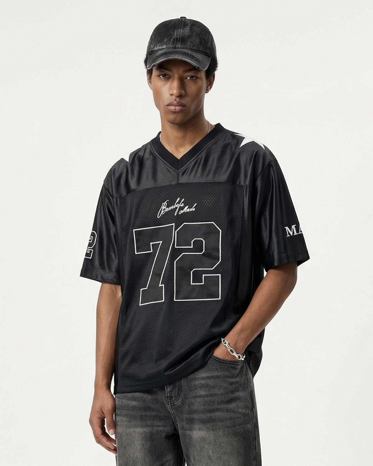 Vintage 72 Mesh Football Jersey | LCDEGO Streetwear