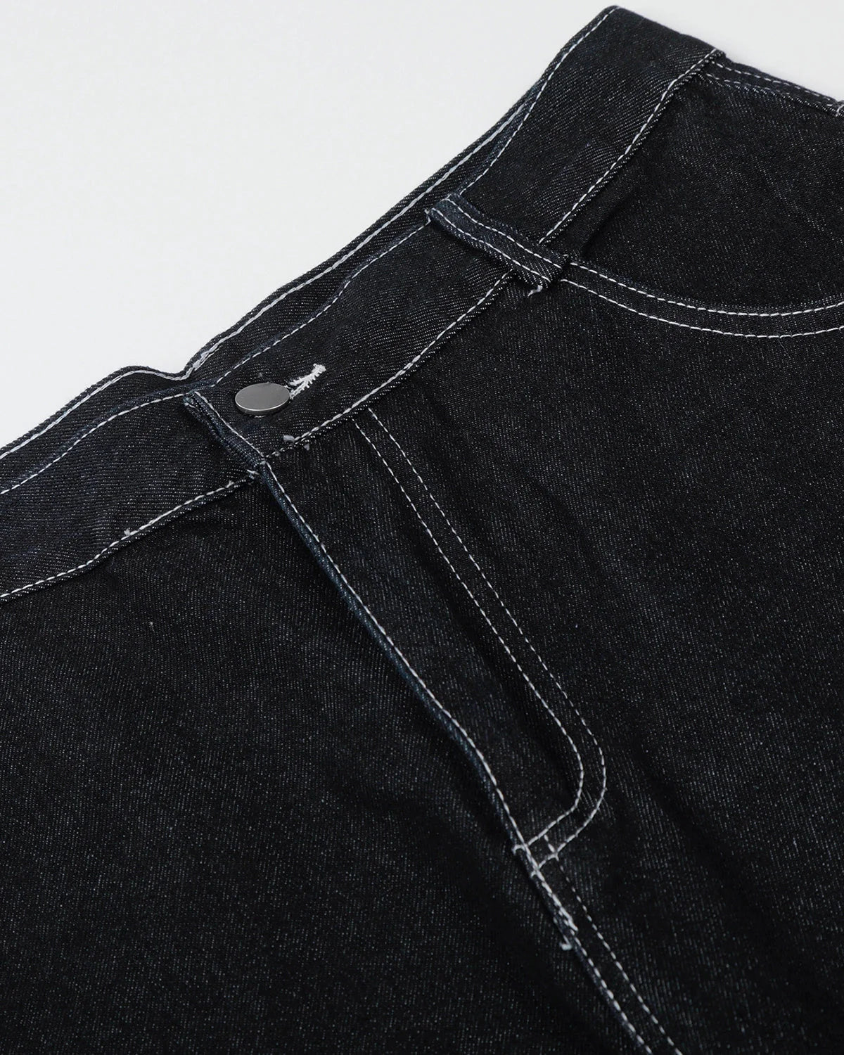 Star Rhinestone Denim Shorts | LCDEGO Streetwear