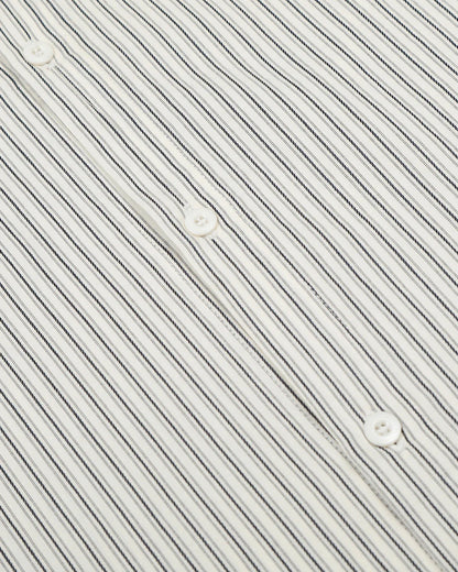 Graffiti Patch Striped Shirts | LCDEGO Streetwear