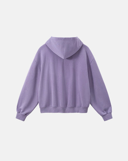 Acid Wash French Terry Zip Up Hoodies | LCDEGO Streetwear