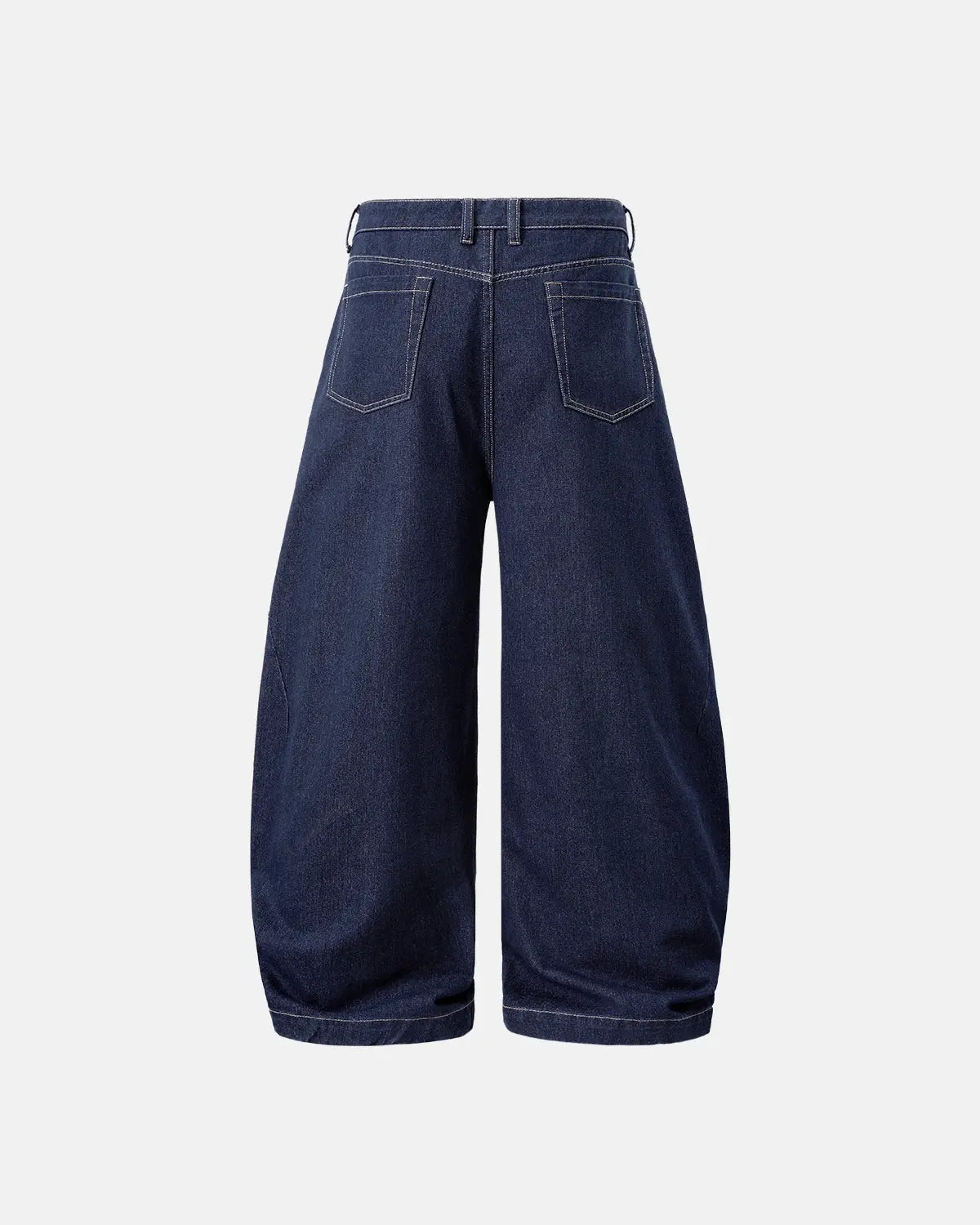 Raw Washed Barrel Jeans | LCDEGO Streetwear