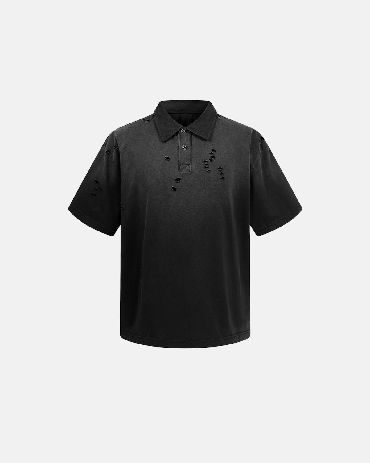 distressed polo t shirt multiple colors
