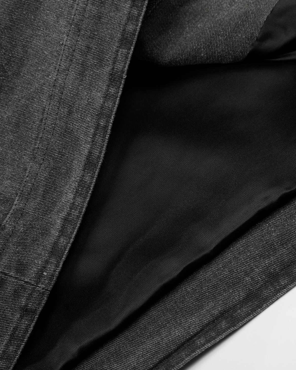 Washed Cross Applique Cargo Jacket | LCDEGO Streetwear