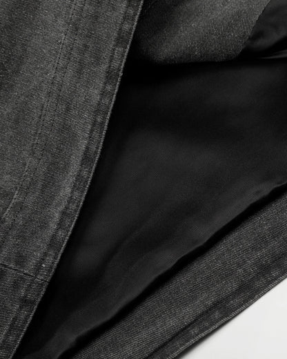 Washed Cross Applique Cargo Jacket | LCDEGO Streetwear
