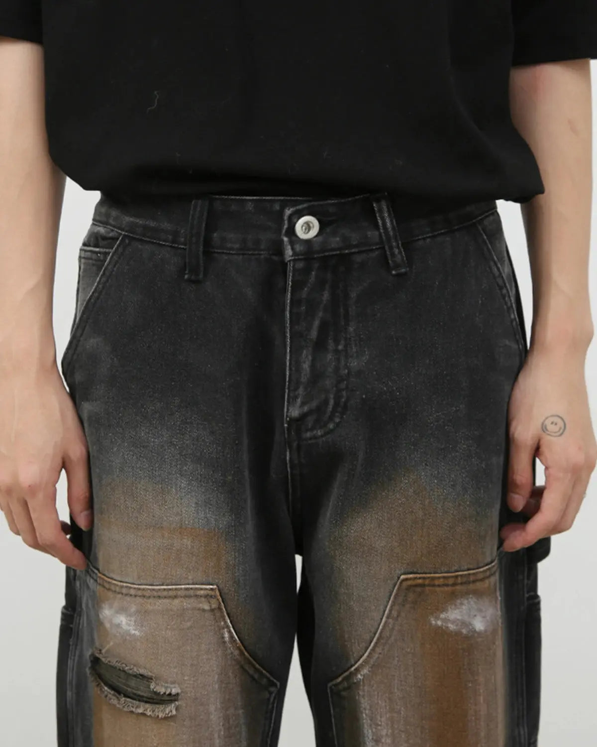 Vintage Ripped Baggy Jeans | LCDEGO Streetwear