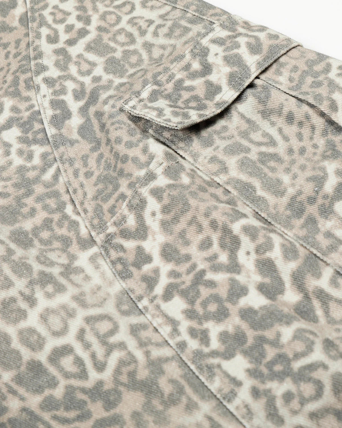 Leopard Pattern Cargo Barrel Pants | LCDEGO Streetwear