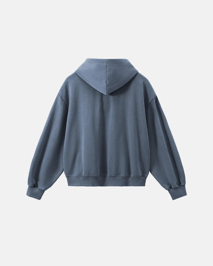 Garment Washed French Terry Hoodies | LCDEGO Streetwear
