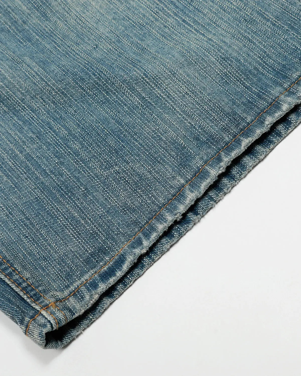 Deconstructed Bamboo Weave Baggy Jeans | LCDEGO Streetwear