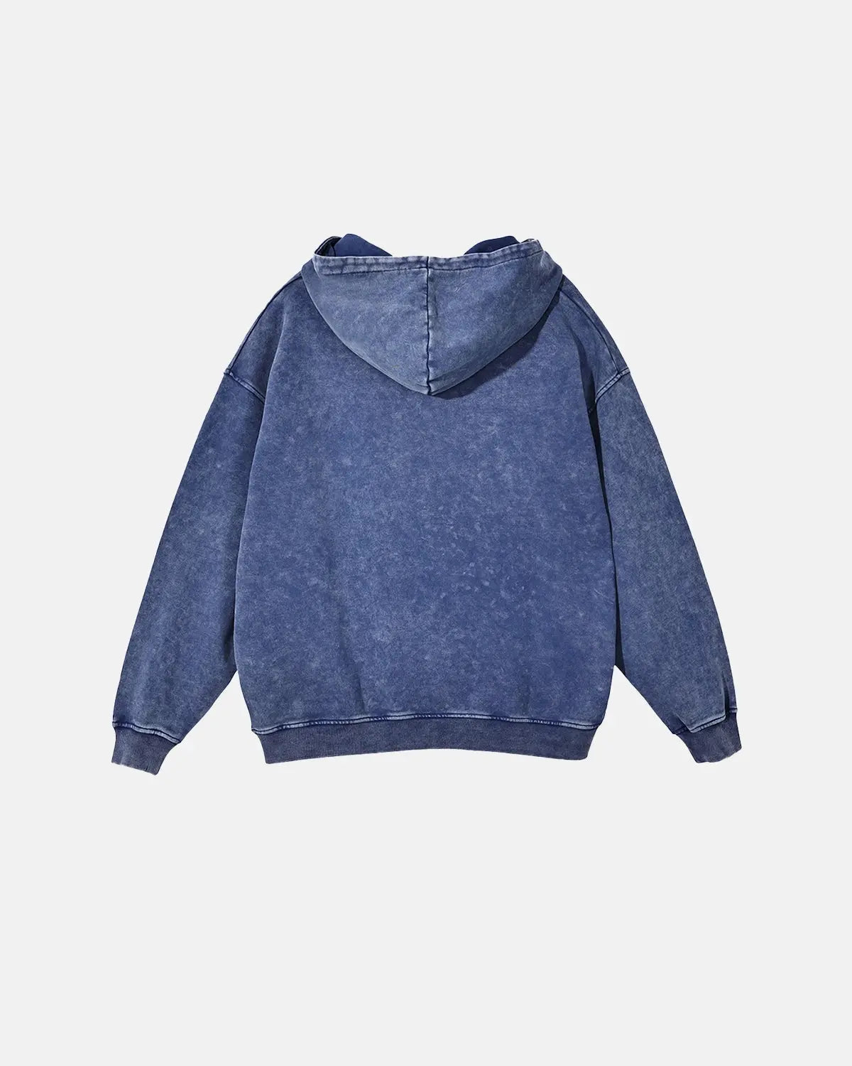 French Terry Washed Distressed Hoodies | LCDEGO Streetwear