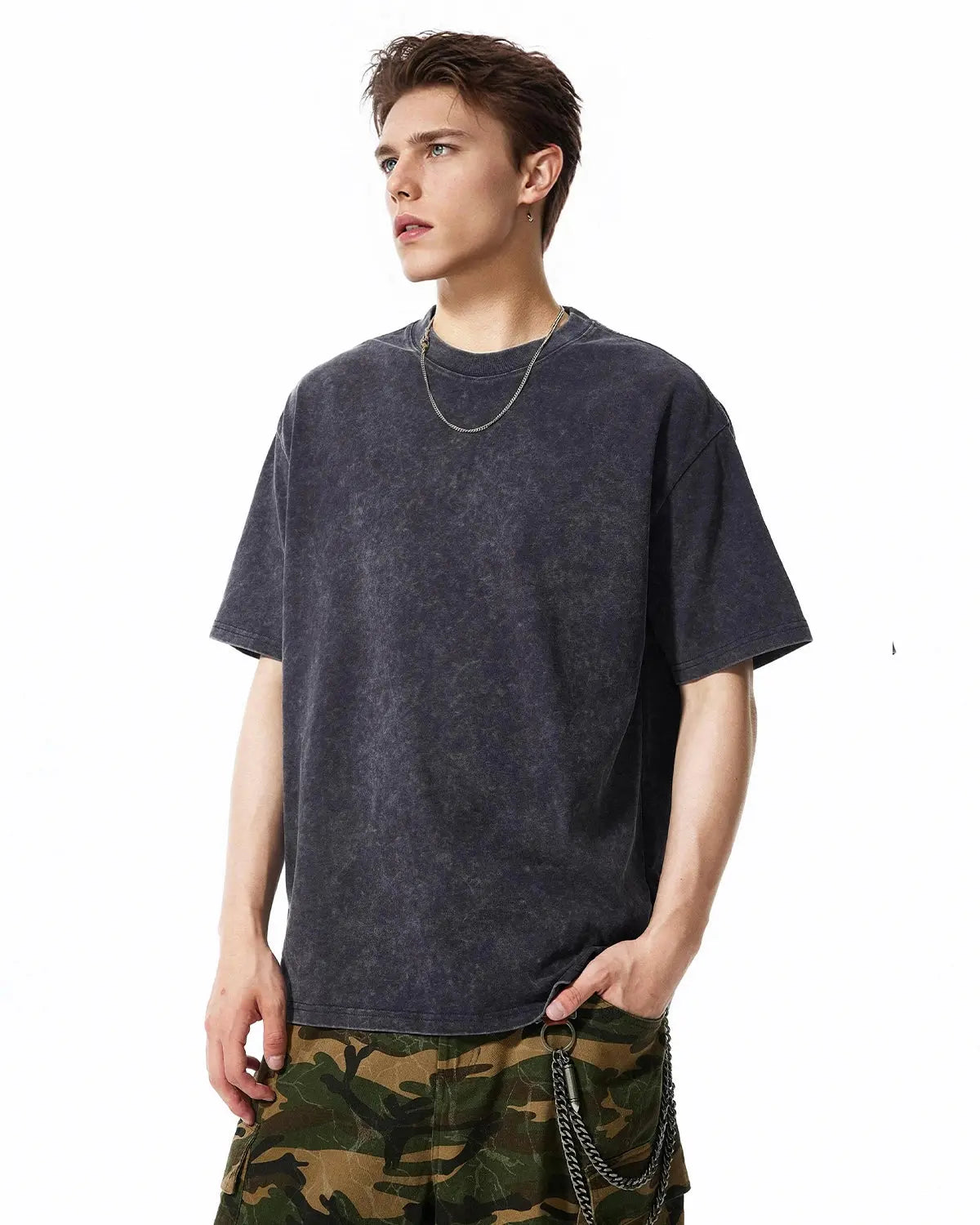 Snow Flakes Wash Tees | LCDEGO Streetwear