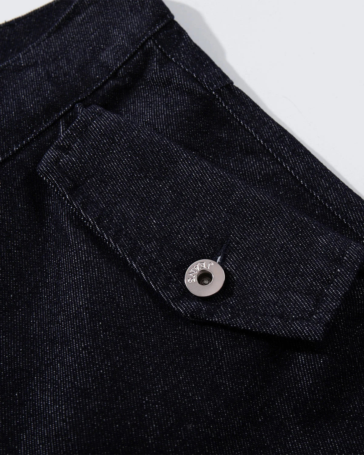 Buttons Up Raw Blue Baggy Jeans | LCDEGO Streetwear