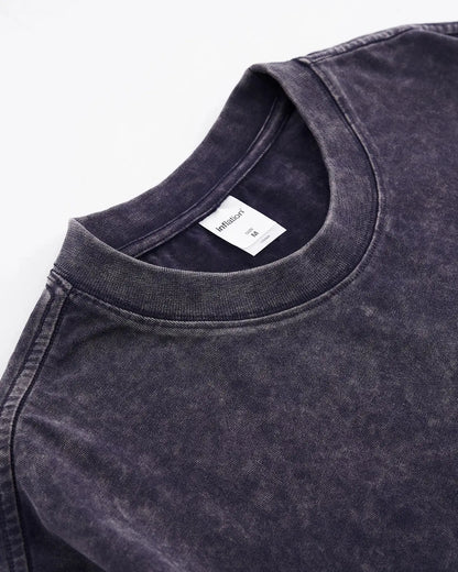 Snow Flakes Wash Tees | LCDEGO Streetwear