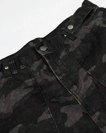 Dark Camo Cargo Shorts | LCDEGO Streetwear