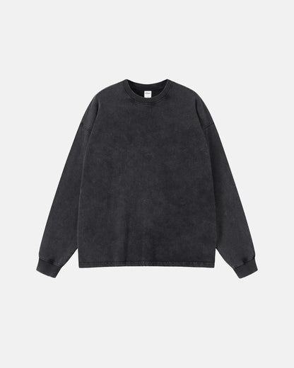 Acid Wash Batik Long Sleeve T-shirts | LCDEGO Streetwear