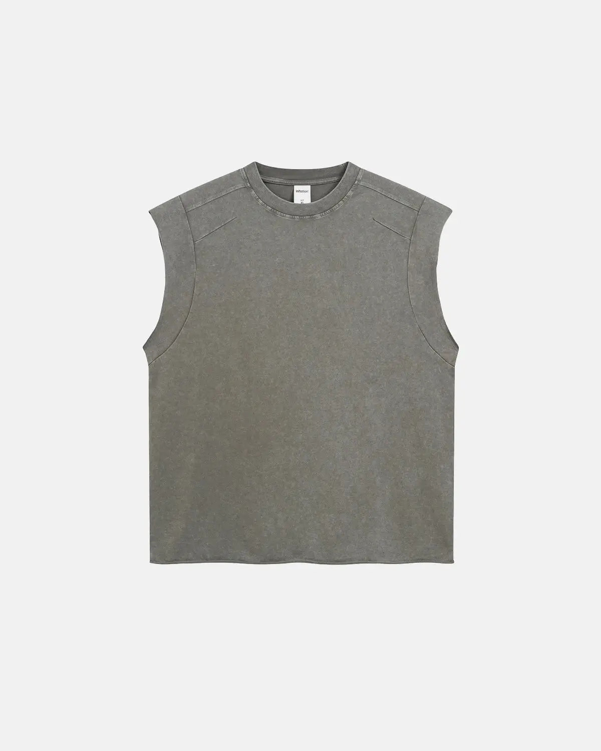 Stitching  Acid Wash Tank Tops  | LCDEGO Streetwear