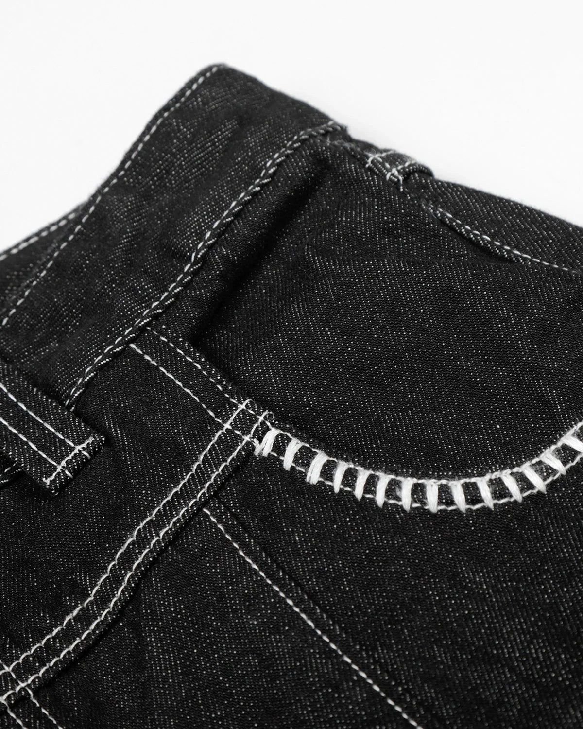 Button Fly Baggy Denim Jorts | LCDEGO streetwear