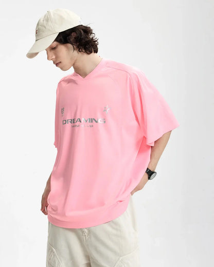 Sportswear Foil Print Jersey | LCDEGO Streetwear