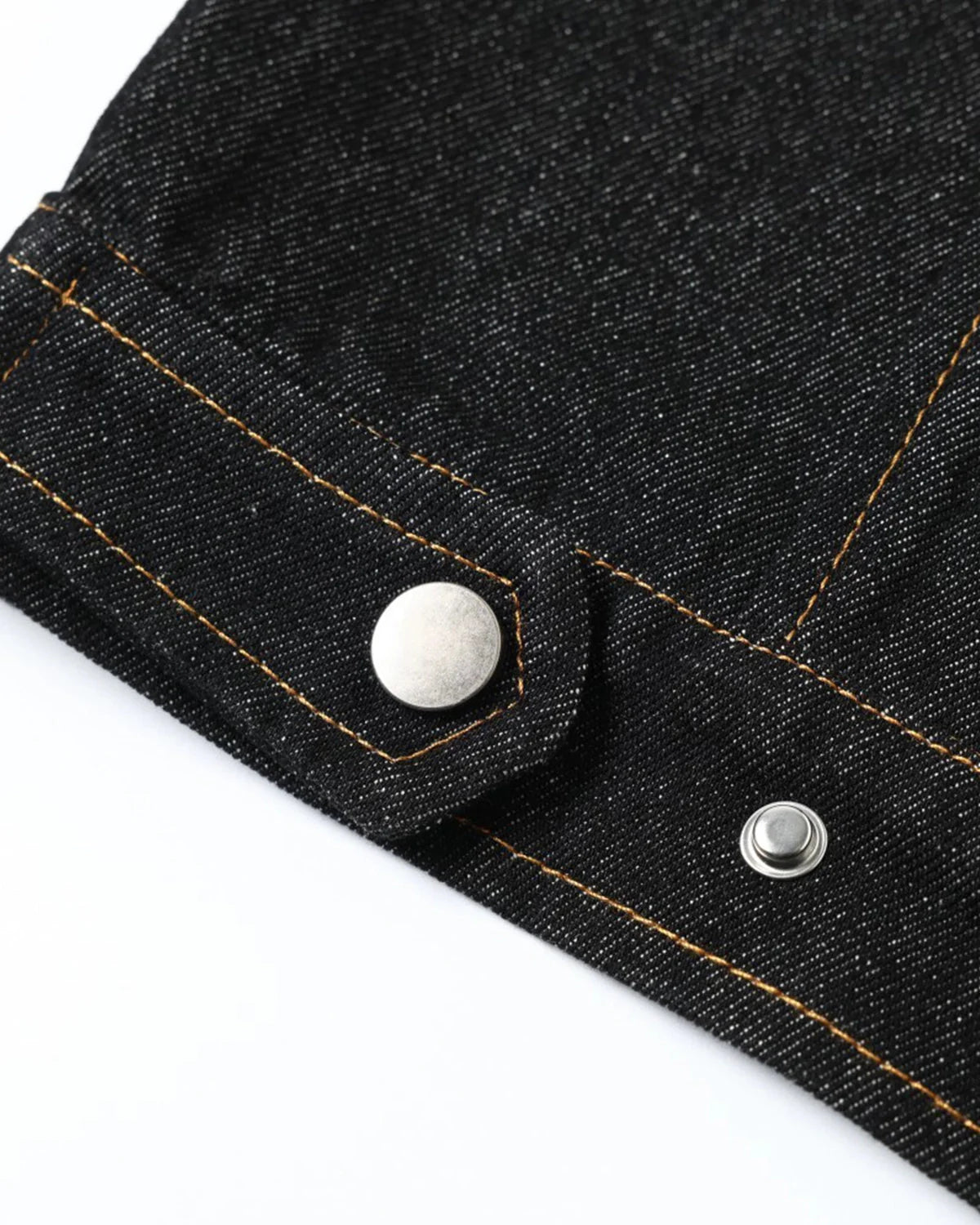 Metal Toggle Raw Denim Jacket | LCDEGO Streetwear