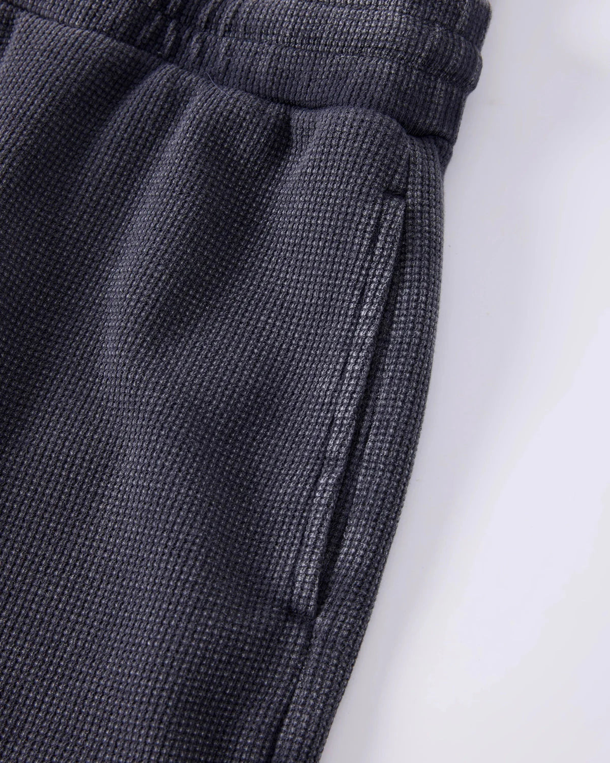 Double Waist Acid Wash Waffle Shorts | LCDEGO Streetwear