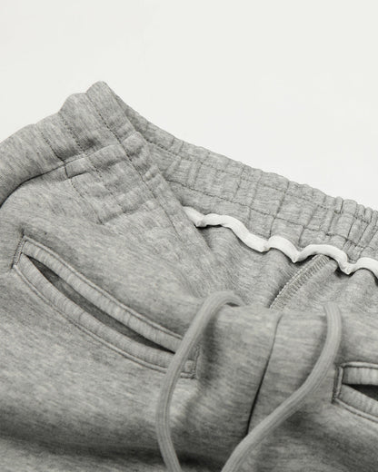 Curved Seam Wide-Leg Sweatpants | LCDEGO Streetwear