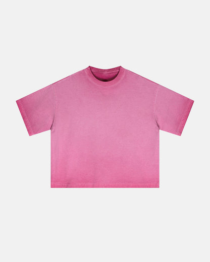 Monkey Washed Dyed Fade Boxy T-Shirt | LCDEGO Streetwear
