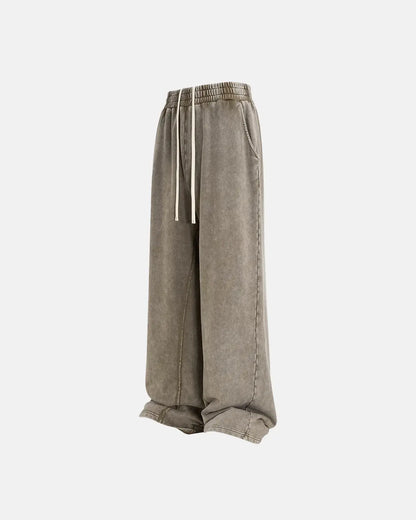 Straight Leg Acid Wash Sweatpant | LCDEGO Streetwear
