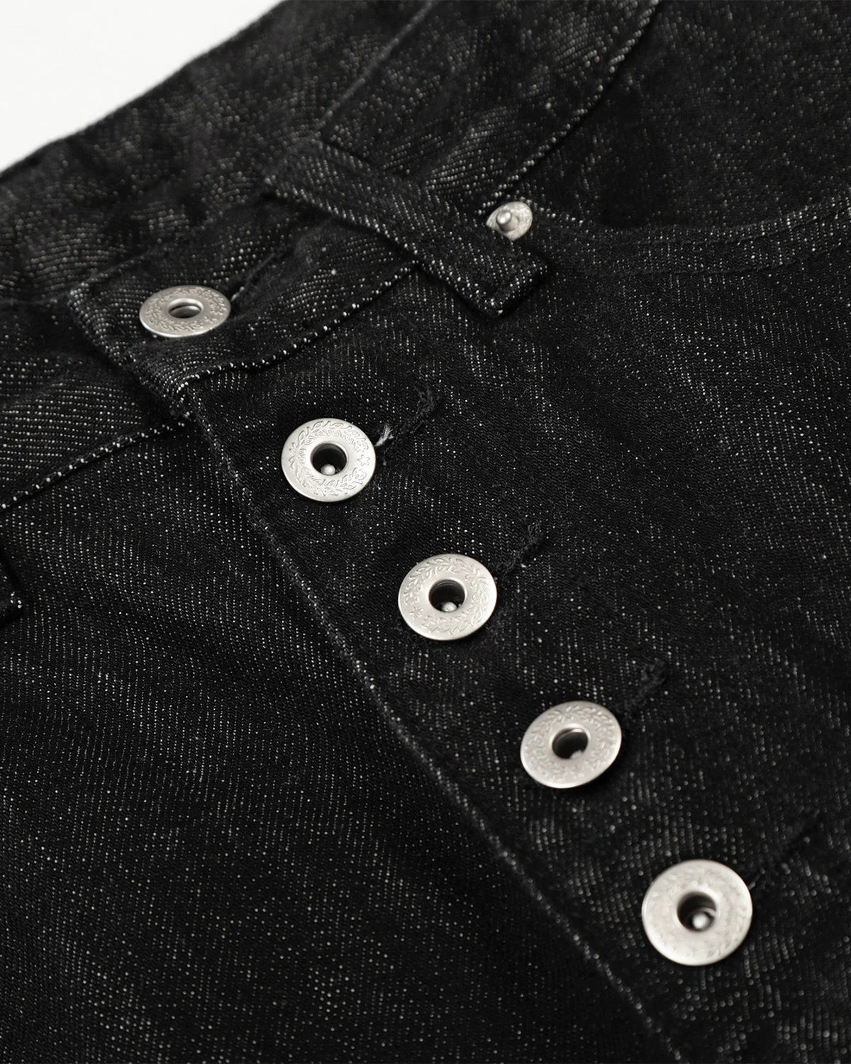 Raw Buttons Up Baggy Jeans | LCDEGO Streetwear