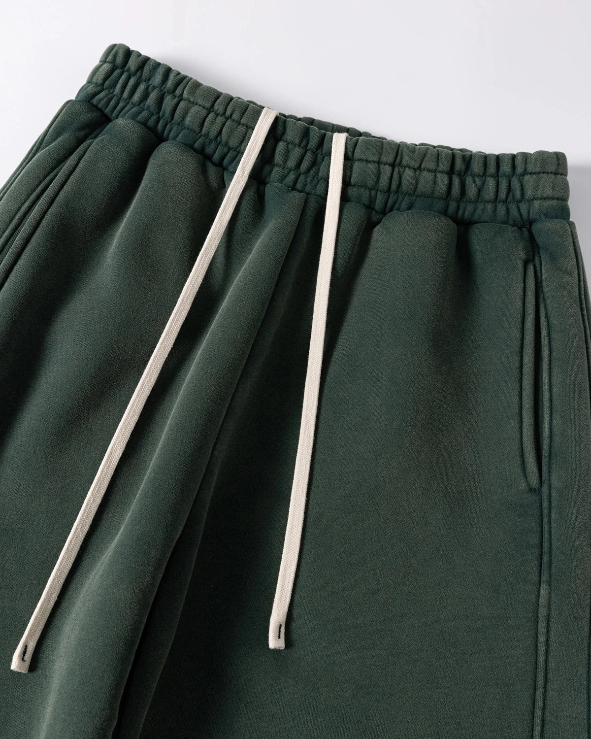 Retro Acid Washed Fleece Straight Leg Joggers | LCDEGO Streetwear