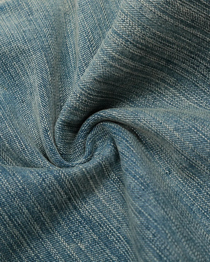 Deconstructed Bamboo Weave Baggy Jeans | LCDEGO Streetwear