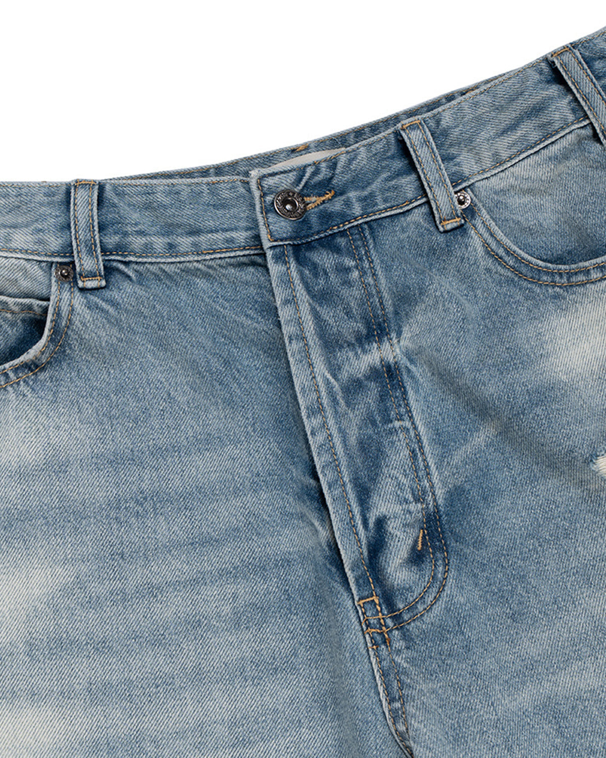 Frayed Longline Baggy Jorts | LCDEGO Streetwear