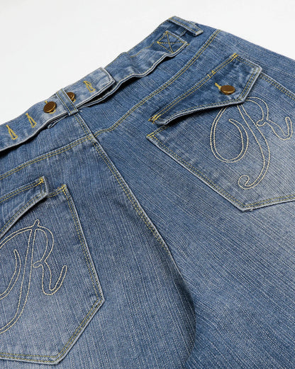 Cinch Back Bamboo Weave Long Jorts | LCDEGO Streetwear