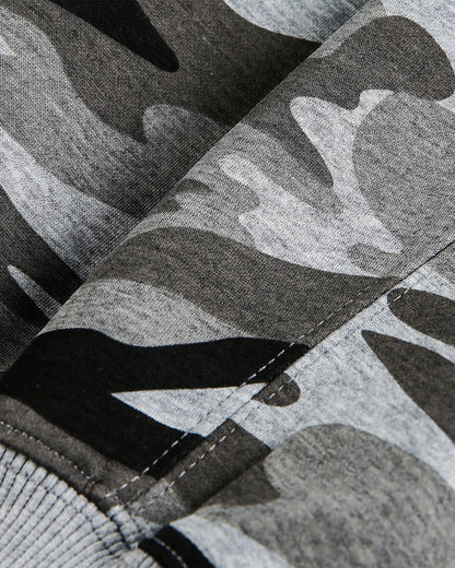 Cropped Camouflage Zip Up Hoodie | LCDEGO Streetwear
