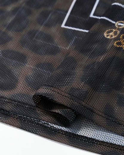 Number 23 Leopard Mesh Jersey | LCDEGO Streetwear