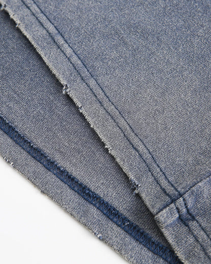 Distressed Plaid Layered Long Sleeve Tees | LCDEGO Streetwear