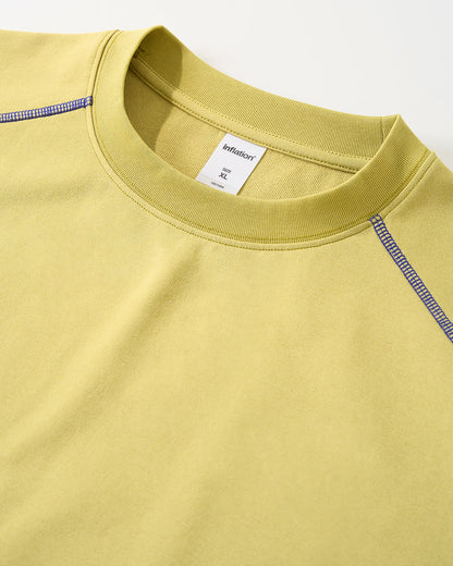 Contrast Stitching Activewear T Shirt | LCDEGO Streetwear