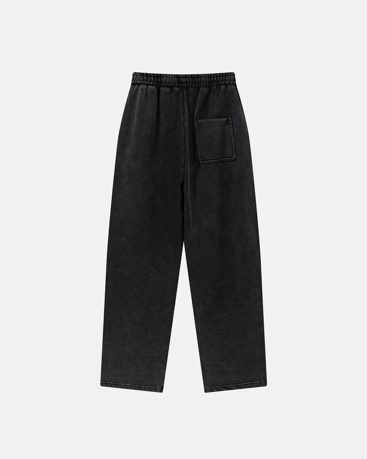Retro Acid Washed Fleece Straight Leg Joggers | LCDEGO Streetwear