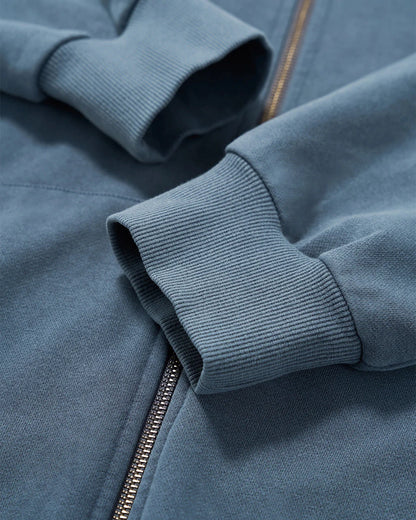 Acid Wash French Terry Zip Up Hoodies | LCDEGO Streetwear