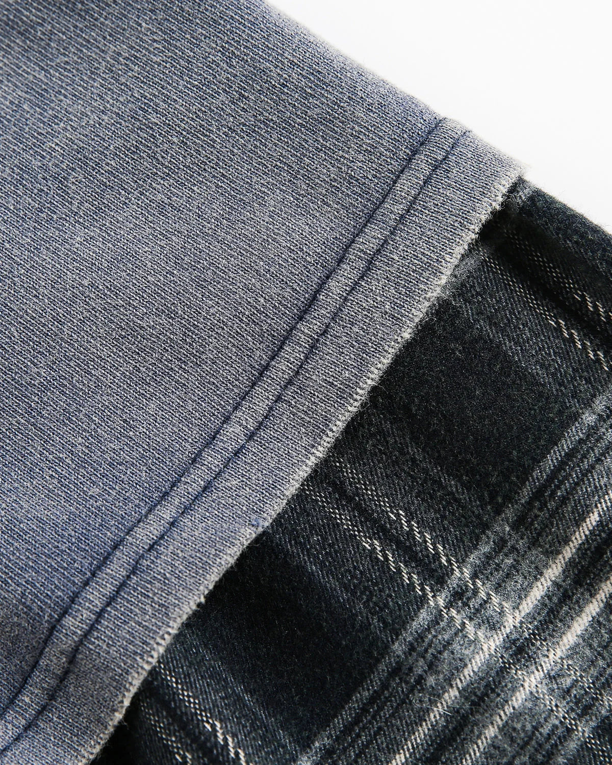 Distressed Plaid Layered Long Sleeve Tees | LCDEGO Streetwear