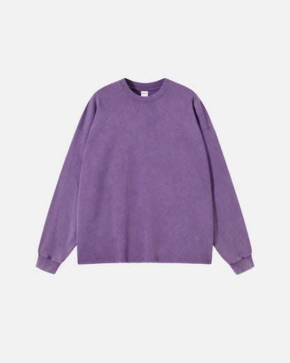 Acid Wash Batik Long Sleeve T-shirts | LCDEGO Streetwear