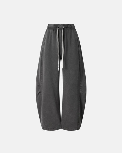 Distressed Acid Washed Barrel Sweatpant | LCDEGO Streetwear
