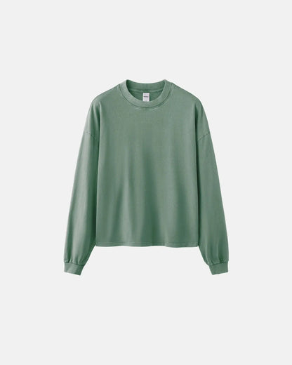 Distressed Washed Long Sleeve Tees | LCDEGO Streetwear