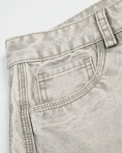 Vintage Washed Baggy Utility Jeans | LCDEGO Streetwear
