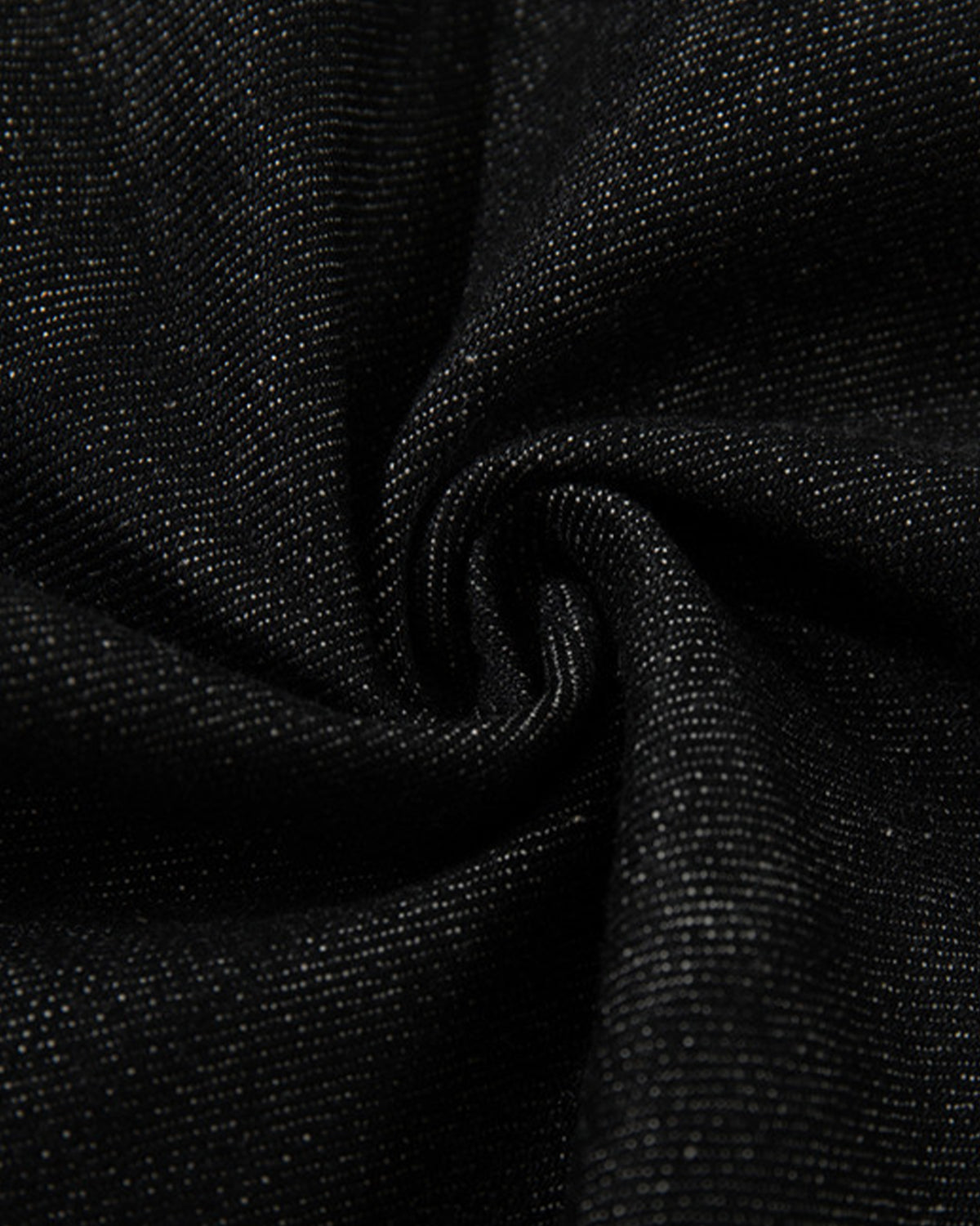 Black Raw Denim Jacket  | LCDEGO Streetwear