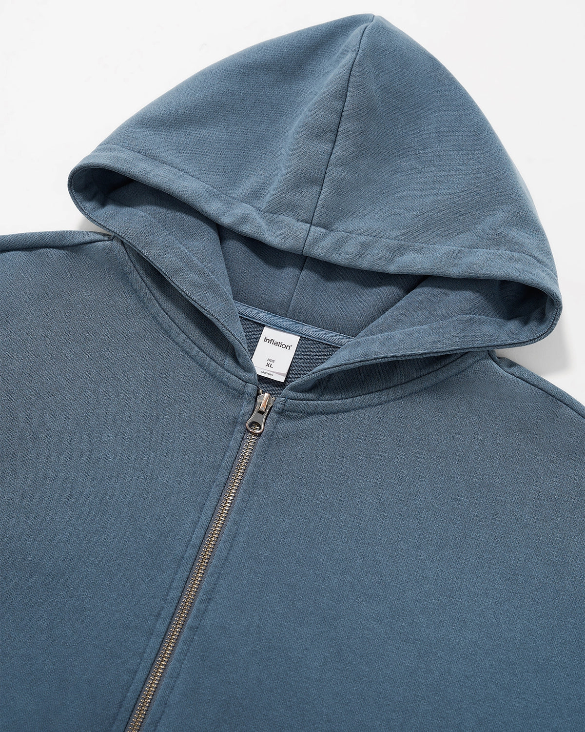Acid Wash French Terry Zip Up Hoodies | LCDEGO Streetwear