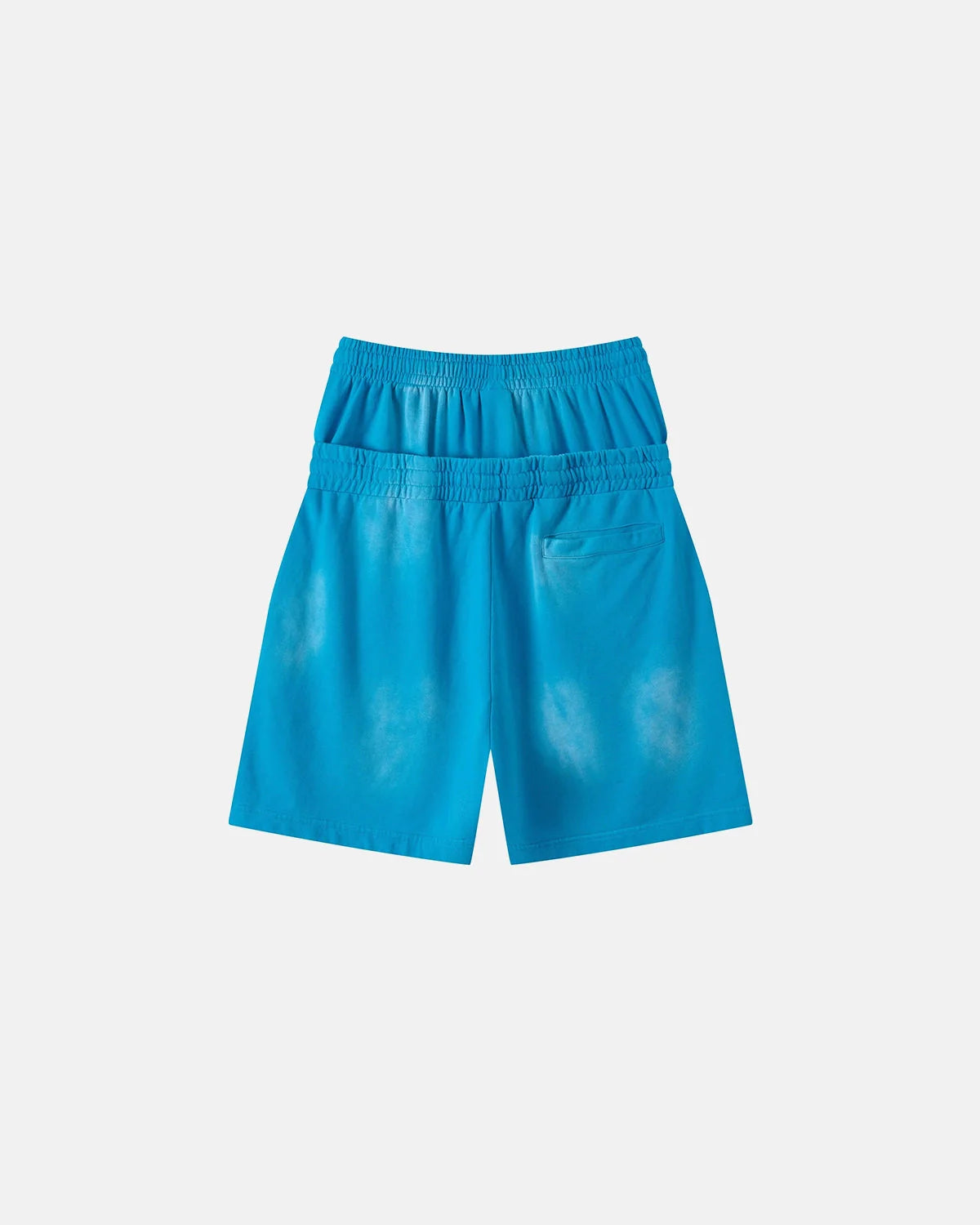 Double Waist Monkey Wash Sweat Shorts | LCDEGO Streetwear