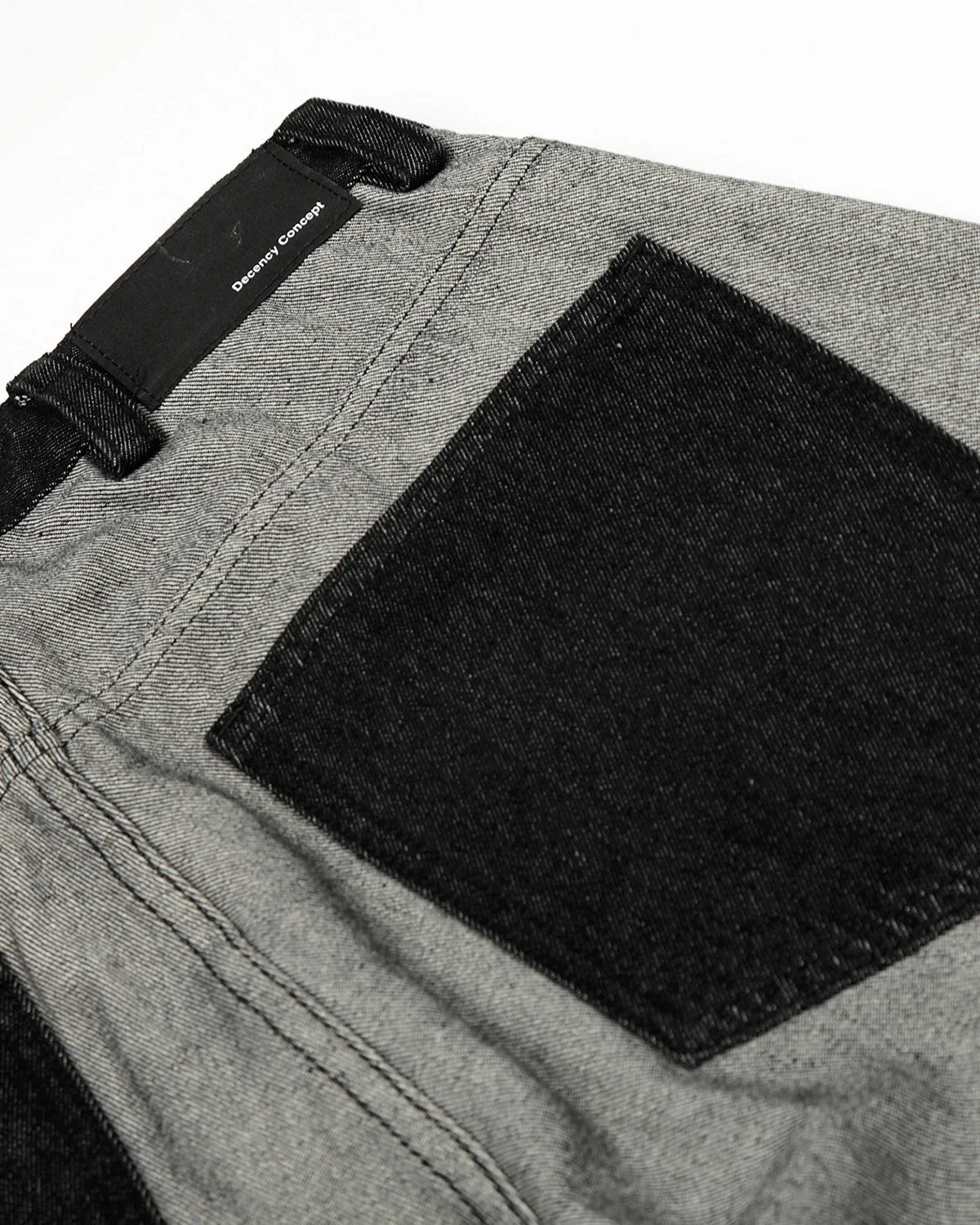 Distressed Reverse Design Baggy Jeans | LCDEGO Streetwear
